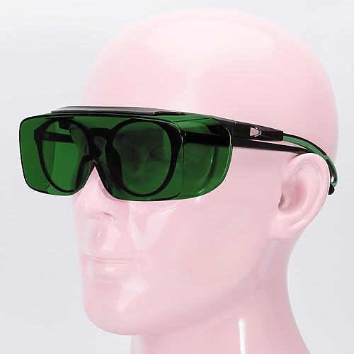 Miniatura 7 de MEIGIX Gafas de seguridad láser sobre gafas, IPL 200nm-2000nm gafas de protección ocular para soldadura láser depilación grabado