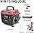 PowerSmart Gas Powered Portable Generator 1200W, Small Generator for Camping Outdoor, Super Quiet, EPA Compliant 2024 Version
