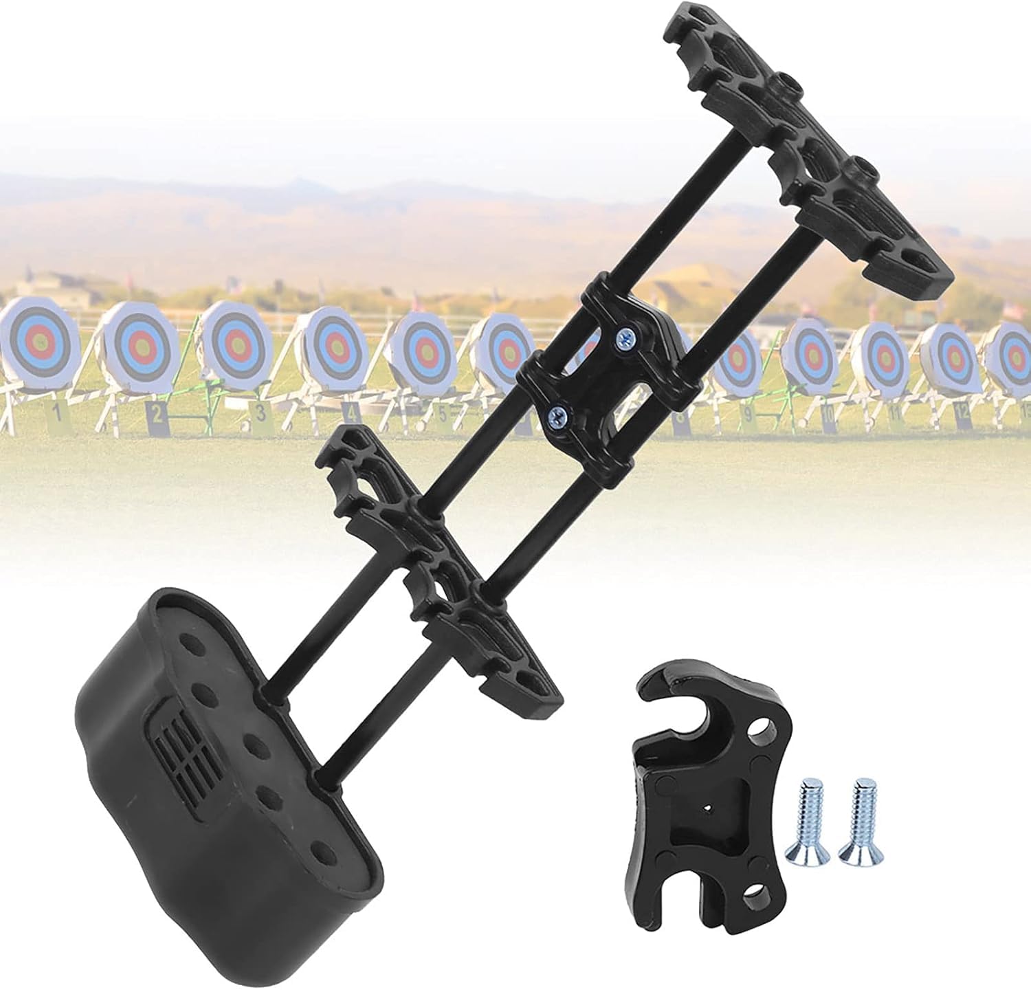 Kuuleyn Arrow Quiver, Arrow Holder, Archery Quiver, Bow Quiver, Portable 5 Arrow Quiver Buckle Type Bows Holder Box Outdoors Archery Equipment for Fixed and Mechanical Arrows