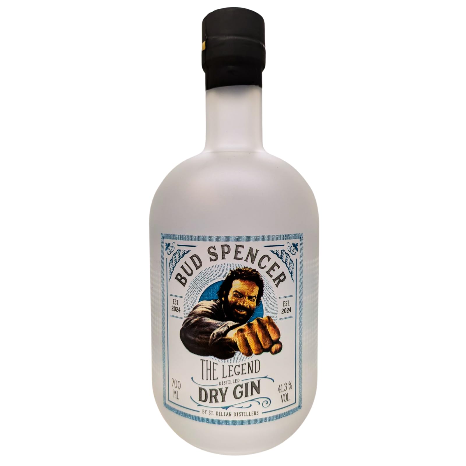 St. Kilian Bud Spencer - The Legend - Distilled Dry Gin 0,7 l 41,3% + 2 x Nachtmann Tumbler als Geschenkset in Präsentbox by Reichelts I Das ideale Geschenk egal ob Geburtstag, Hochzeit oder Einladung
