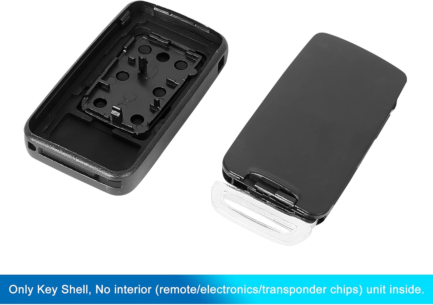 X AUTOHAUX 2pcs Car Keyless Entry Remote Key Fob Shell Case for Volvo XC60 XC70 S80 S60 5 Key Button PG788A Black - Image 5