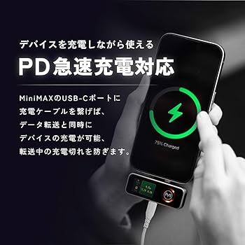 【新品未開封】MiniMAX Portable SSD 512GB maktar Amazon.co.jp: Maktar (マクター) MiniMax 外付け SSD