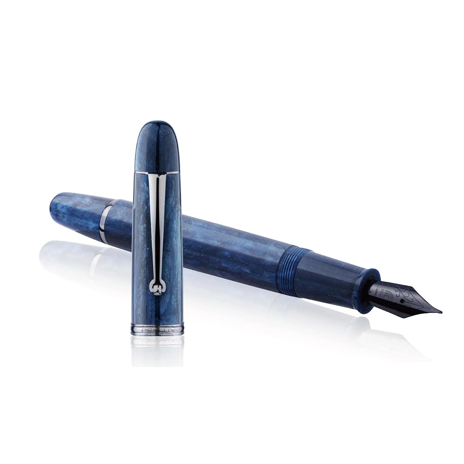 PENLUX Premium Fountain Ink Pen | 14K Gold Medium Nib | Piston Filling | Blue Masterpiece Grande Galaxy | Gift Box | Best ... - Review, Price and Buying Guide