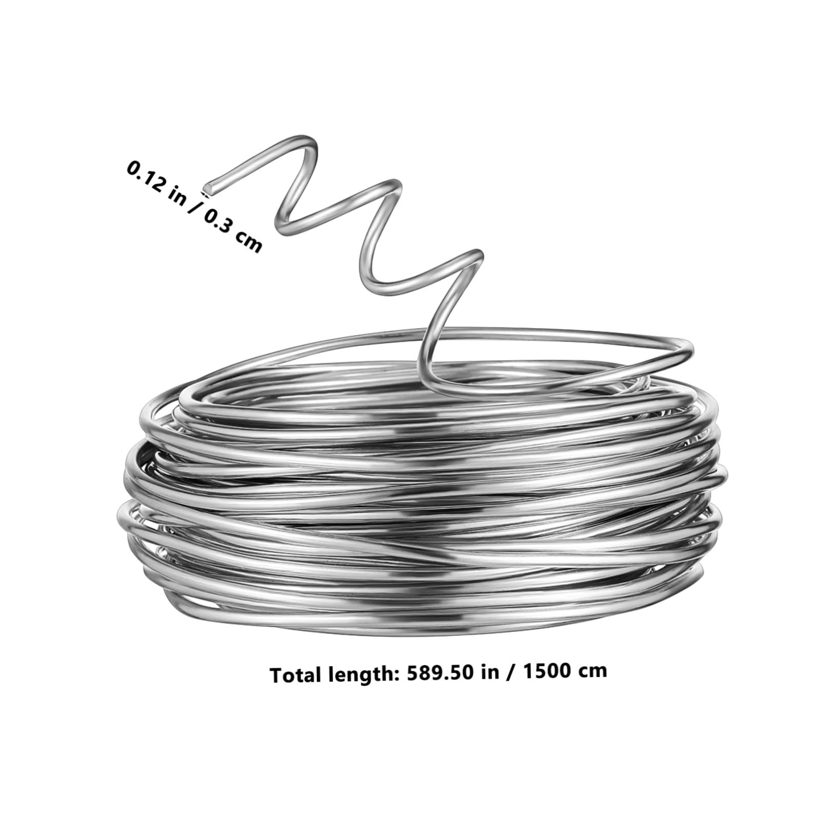 CIMAXIC 1 Roll Flexible Aluminum Crafting Wire for Sculpting Wire Wrapping and Projects Easy to Bend and Shape for Home Decor and Floral Arrangements