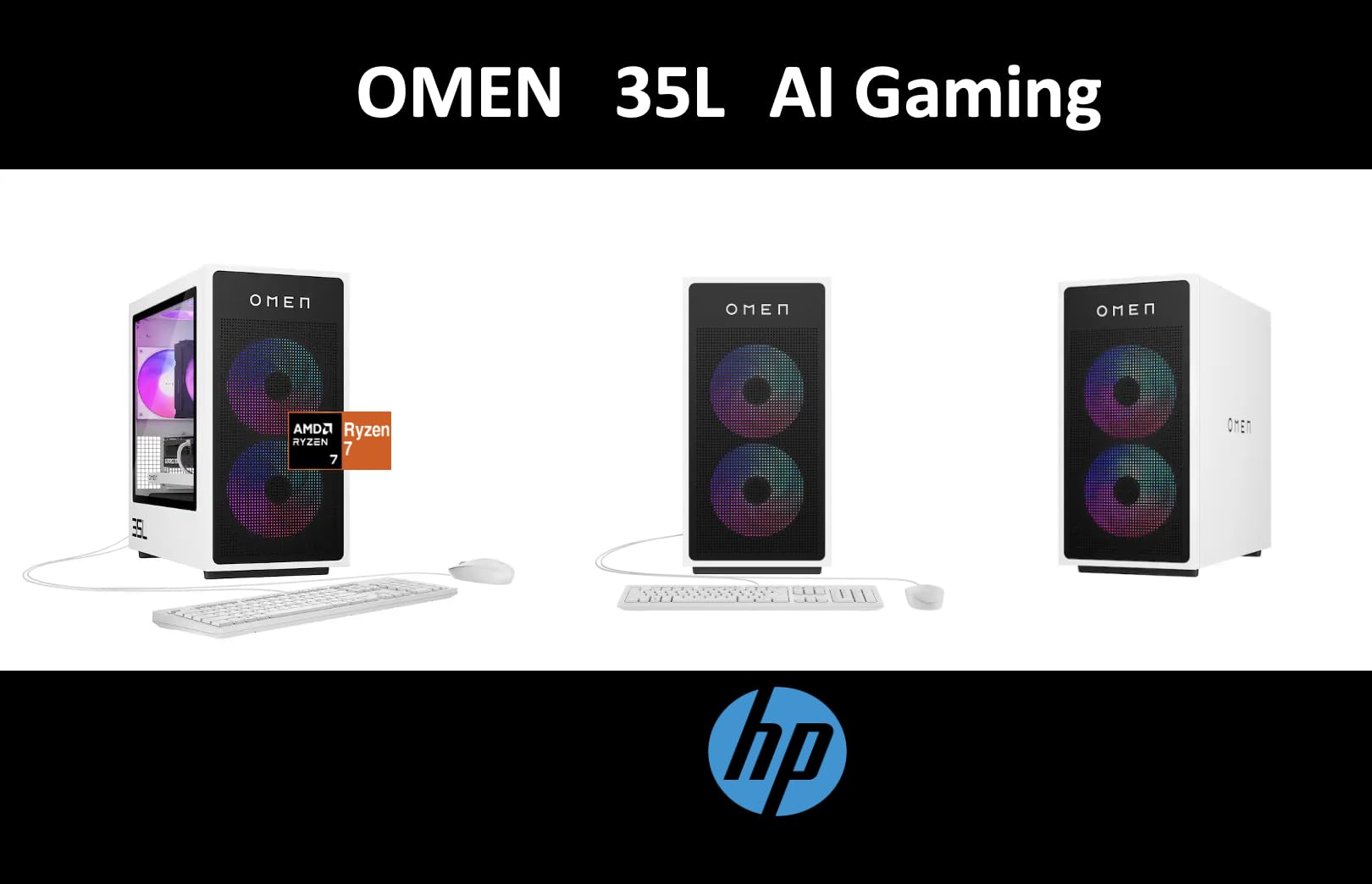 Amazon.com: HP OMEN 35L AI Gaming Desktop PC (AMD Ryzen 7 8700F