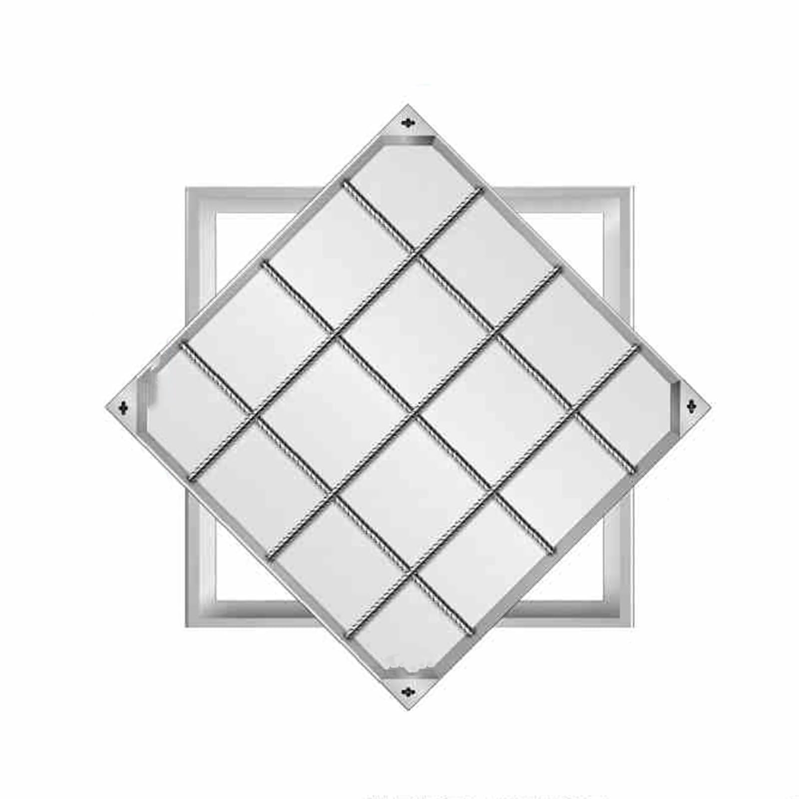 Manhole Covers, with Excellent Compression Resistance and Stability, Durable(80 * 80 * 8cm/31.4 * 31.4 * 3.14in)