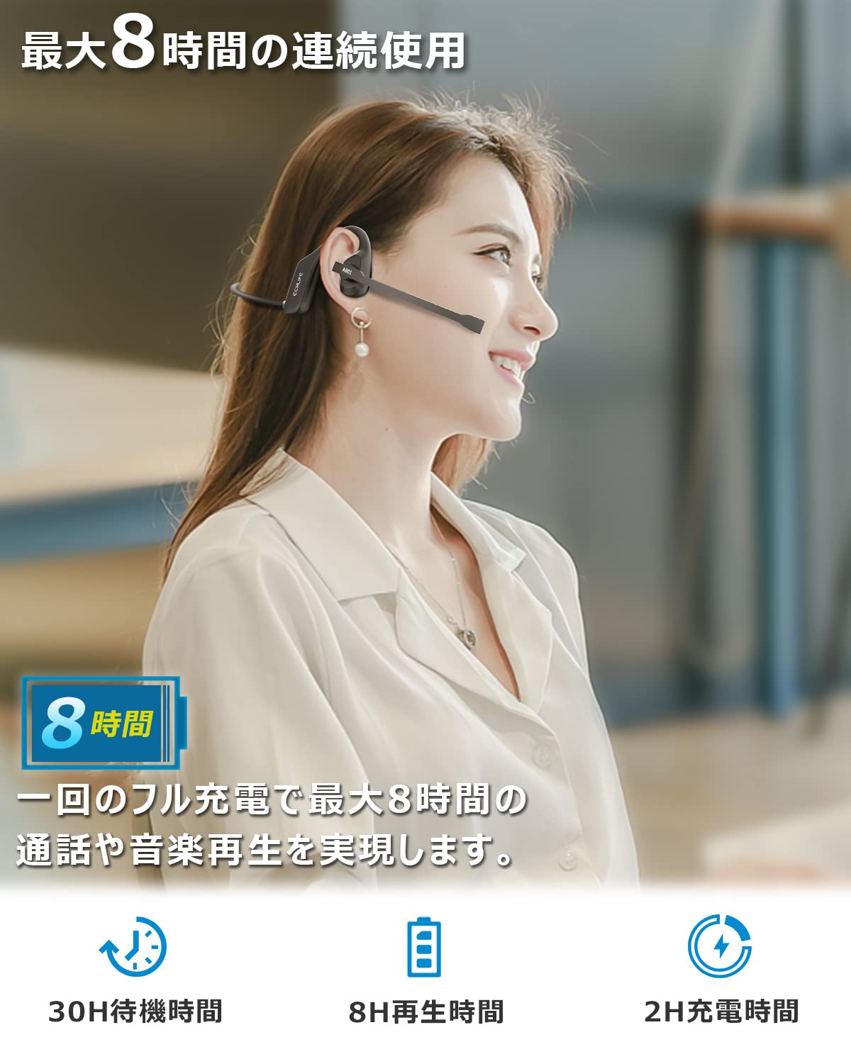 ECHLIFE A801 骨伝導イヤホンbluetoothノイズキャンセリング imgrc0082597658.jpg