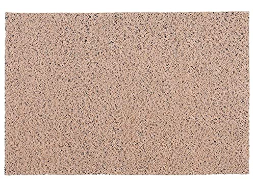 Image of PVC Cushion Rectangular Foot Mat Off Thick Mesh Main Entrance Doormat with Anti-Slip Rubber Backing for Home, Bedroom, Bathroom, Offices, Restaurants Shop (2 X 5 Feet, Cream).