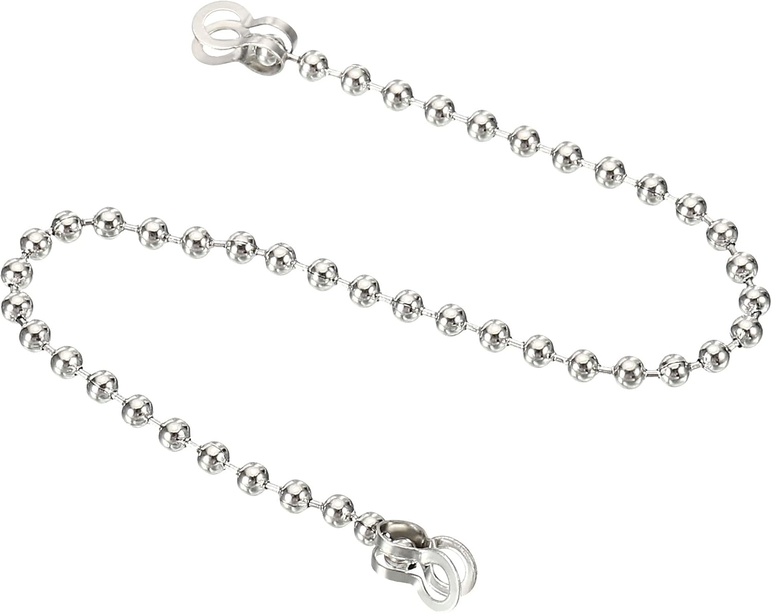 MECCANIXITY Ceiling Fan Pull Chain 5.91 Inch Stainless Steel Ball Bead