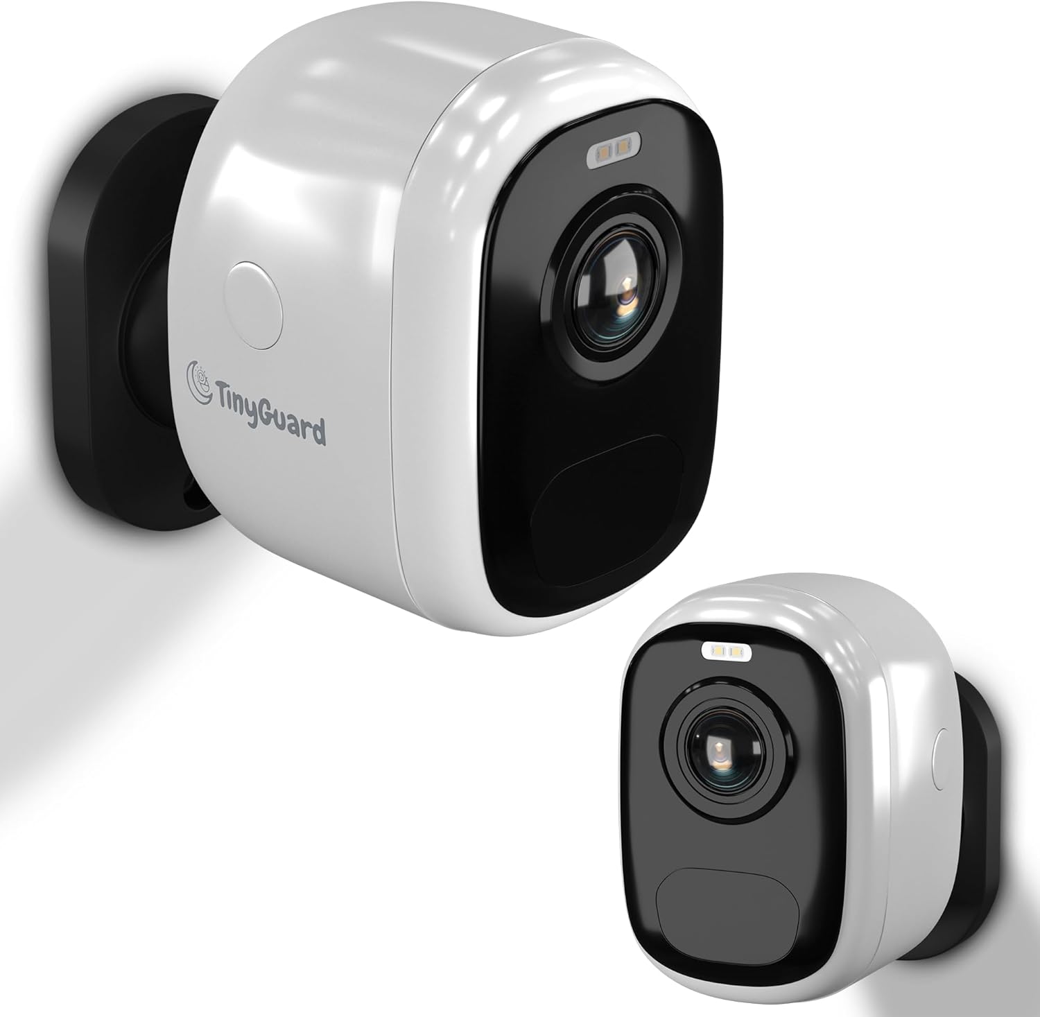 TinyGuard™ Baby Monitor, Two-Way Audio, High Resolution, Motion Detection, 6 Month Rechargeable Battery, Night Vision, Flashlight & Alarm, Vandal Proof &Weatherproof, Cloud & SD Storage 128G