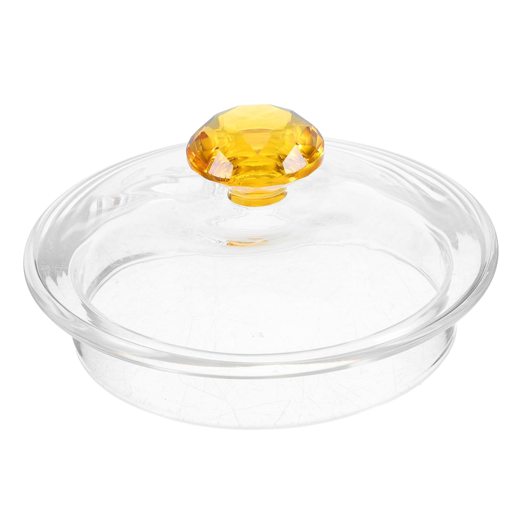 Cabilock Glass Teapot Lid Replacement Clear Teapot Accessories for Home Kitchen Tea Kettles and Teacups for Observing Tea Color and Preserve Flavor