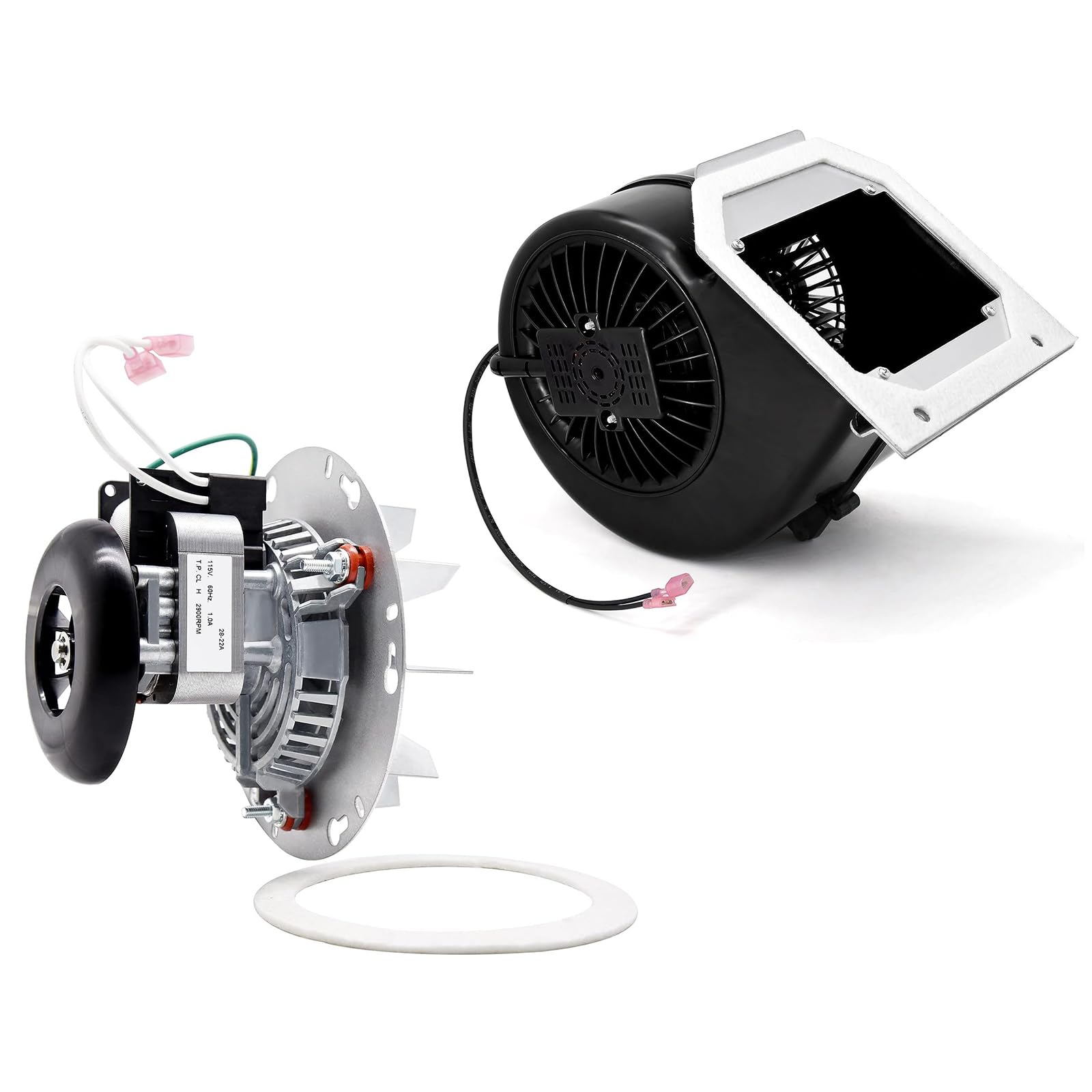 Amazon.com: Criditpid KS-5020-1052 Convection Blower Fan u0026 812-4400 Exhaust  Blower Motor for PelPro PP130, PP130-B, PP70, PPC90 Cast Iron Pellet Stove.  : Home u0026 Kitchen