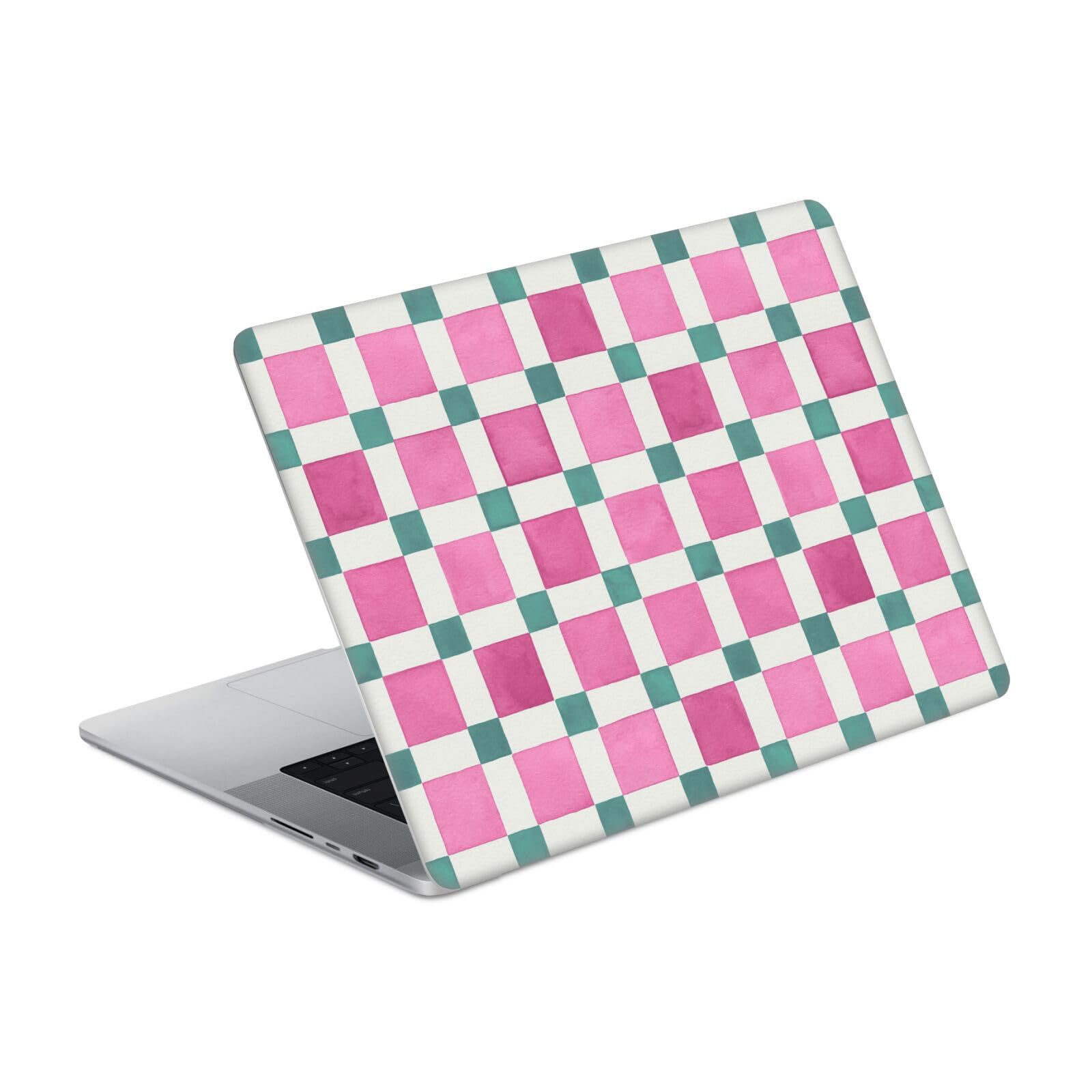 Mosaïque Géométrique Rose Vert Vinyle Autocollant MacBook Pro 16 A2485 Chic - 7