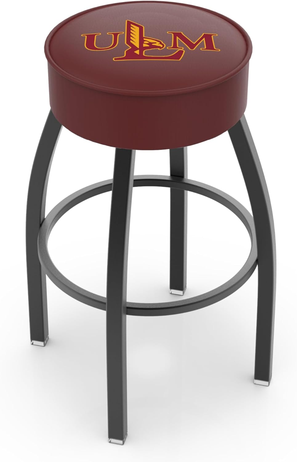 HBS L8B1 Louisiana-Monroe 25" Swivel Counter Stool with Black Wrinkle Finish
