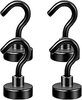 Vista 35 de Neosmuk Ganchos Magnéticos de Servicio Pesado, Imán Fuerte con Gancho para Refrigerador, Ganchos Industriales Súper de Neodimio de Resistencia Extra