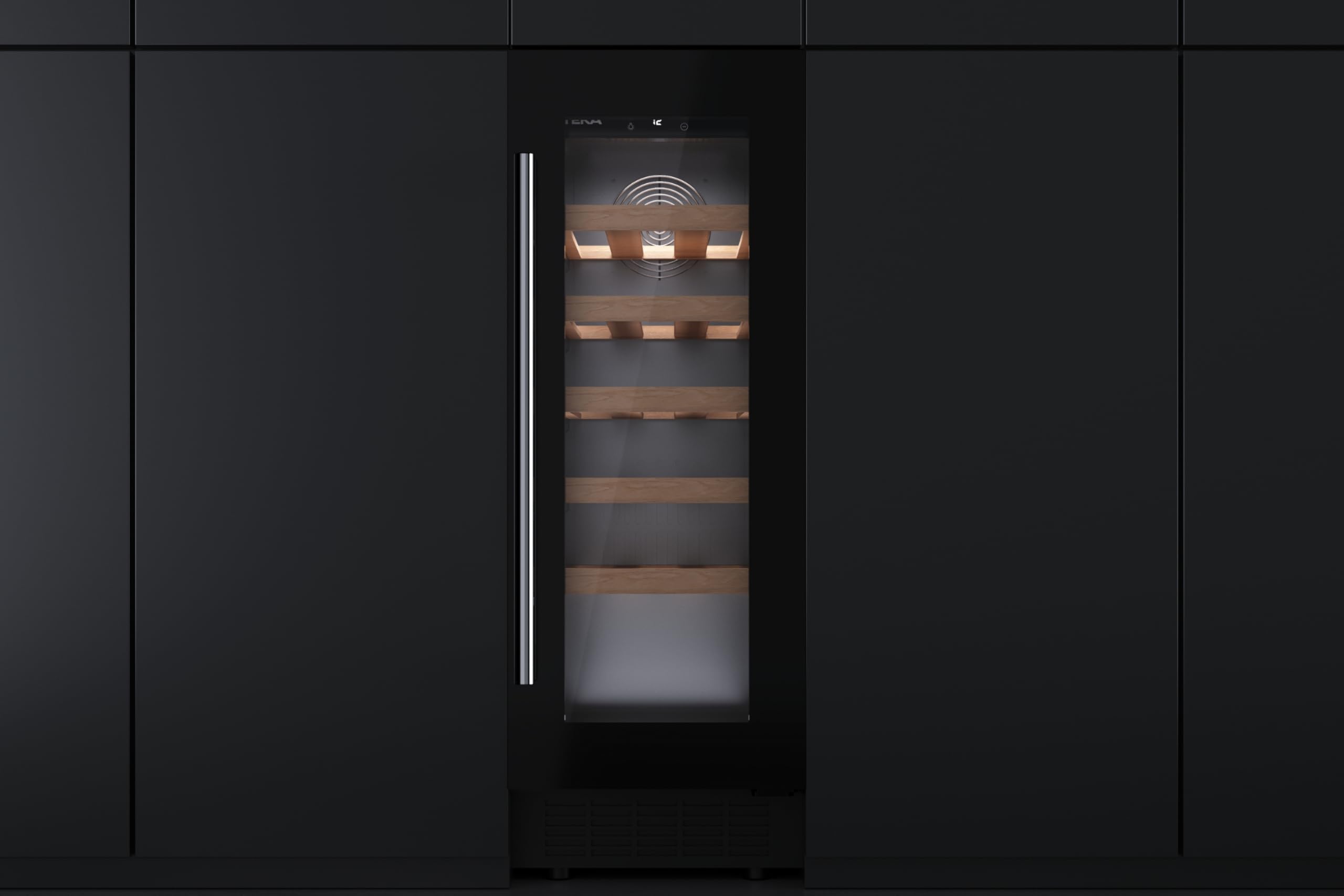 Teka - Vinoteca - Enfriador de vinos independiente con capacidad para 20 botellas y control de temperatura ajustable - Modelo Sommelier RVU 10020 GBK