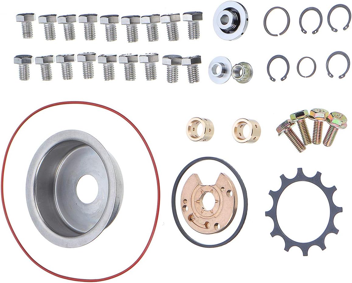 Tutoy 38Pcs Turbo Turbocharger Repair Rebuild Kit for Garrett VL RB30 R31 T3 T4 T04E T04B