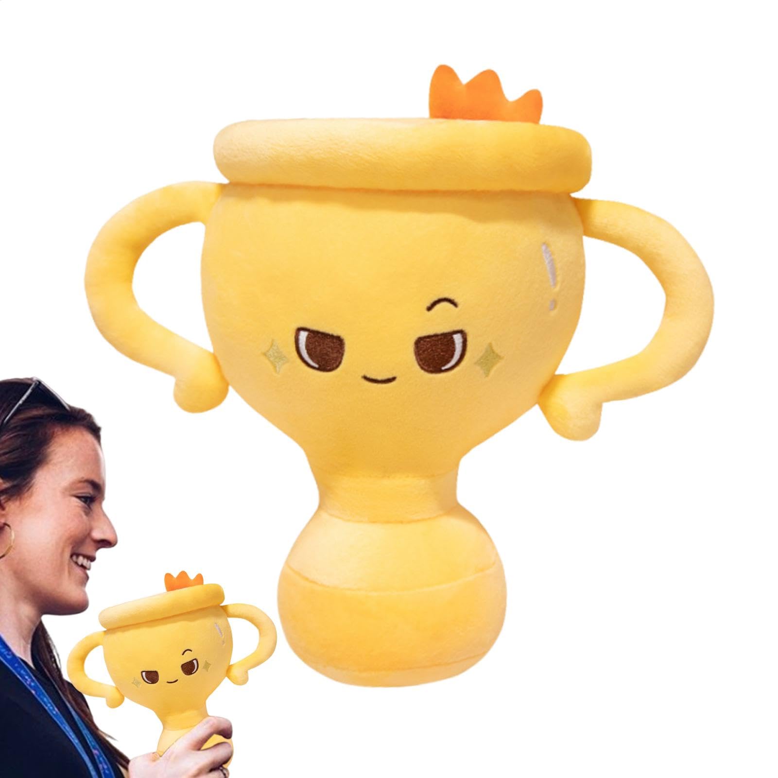 Trofeo di peluche – Risparmio di peluche, Trofeo di peluche | Multifinection Accompagnante il Peluche per gli adulti, Cartoon Throw Cartoon Decorativo
