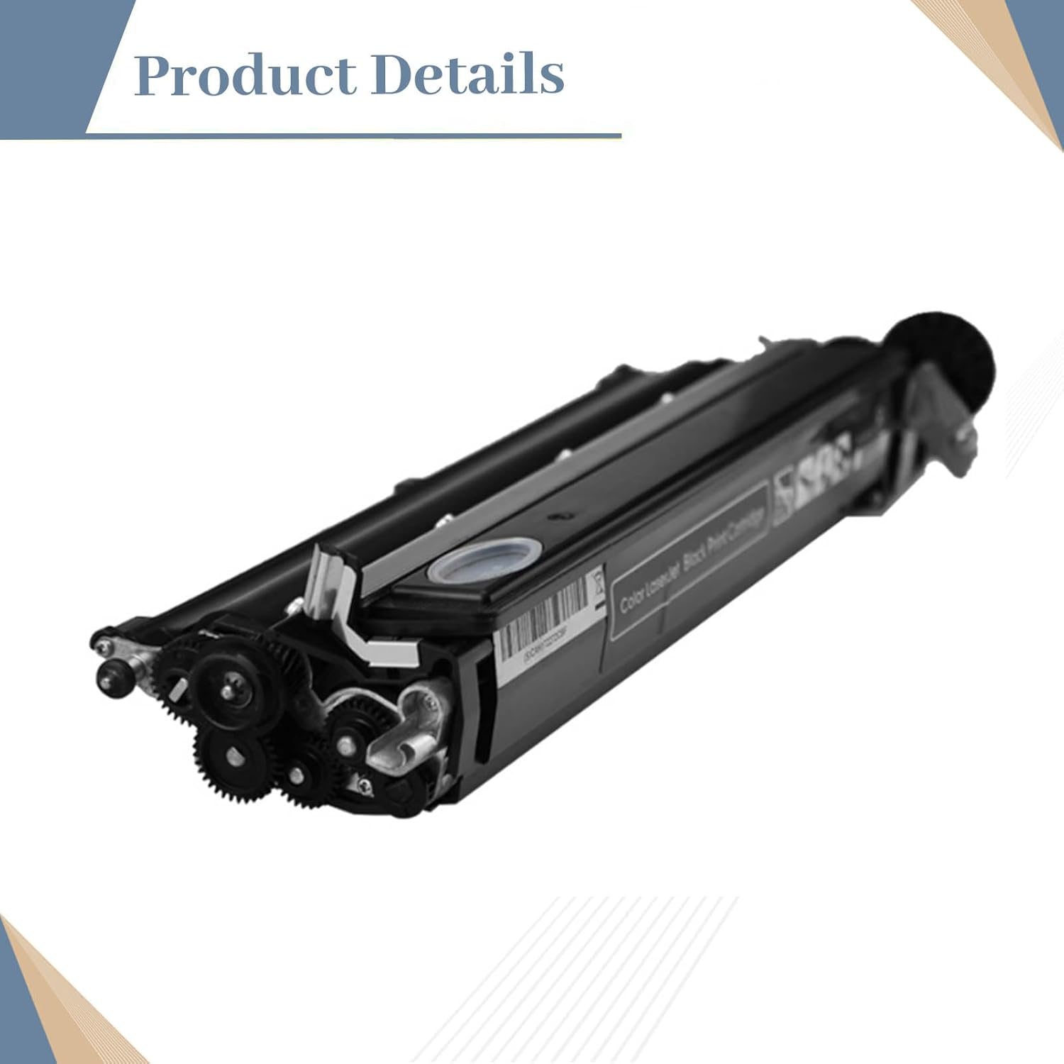 Compatible Developer Unit Replacement for Lexmark 78C0D10 78C0D20 78C0D30 78C0D40, Fit for CS421 CS421dn CS521 CS521dn CS622 CX421adn CX522 CX622 CX625de Printer (1-Pack Cyan)