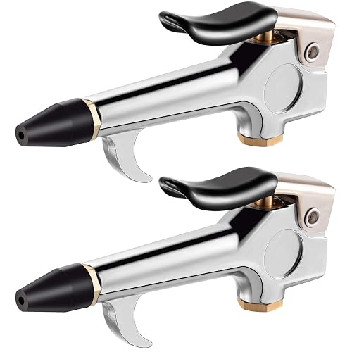 Mudder 2 Pieces Lever Style Air Blow Gun with Rubber