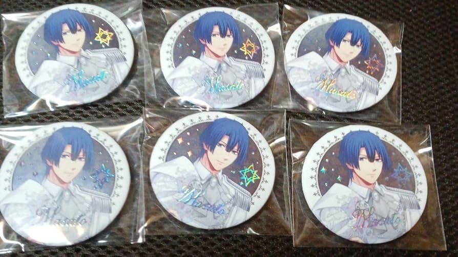 色移り有り うたプリ シャニスト ジュエリー 缶バッジ 聖川真斗