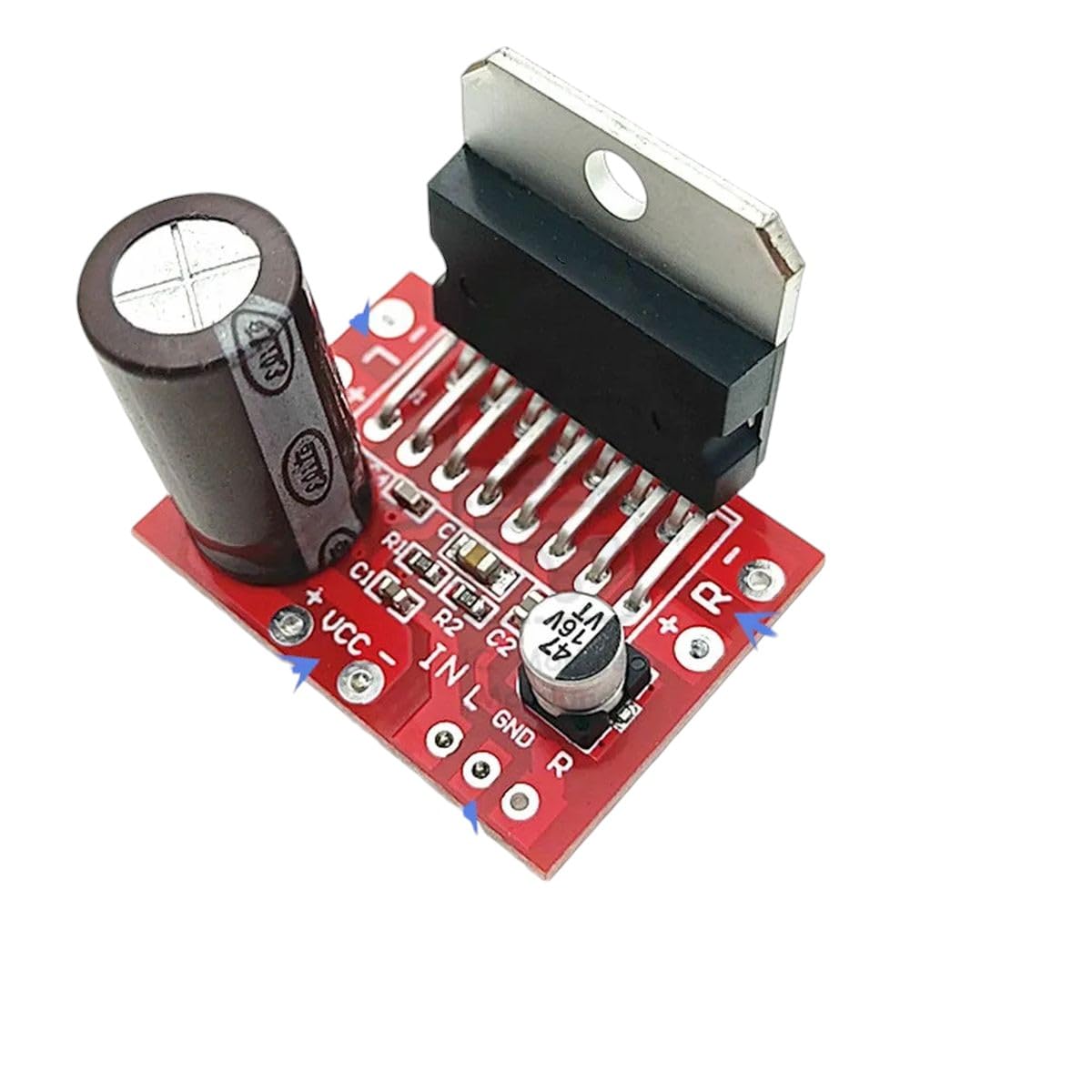DC 9V-15V 38W Amplifier Audio Amplifier CD7379 Power Amplifier Board Preamplifier Module Channel High Power Stereo