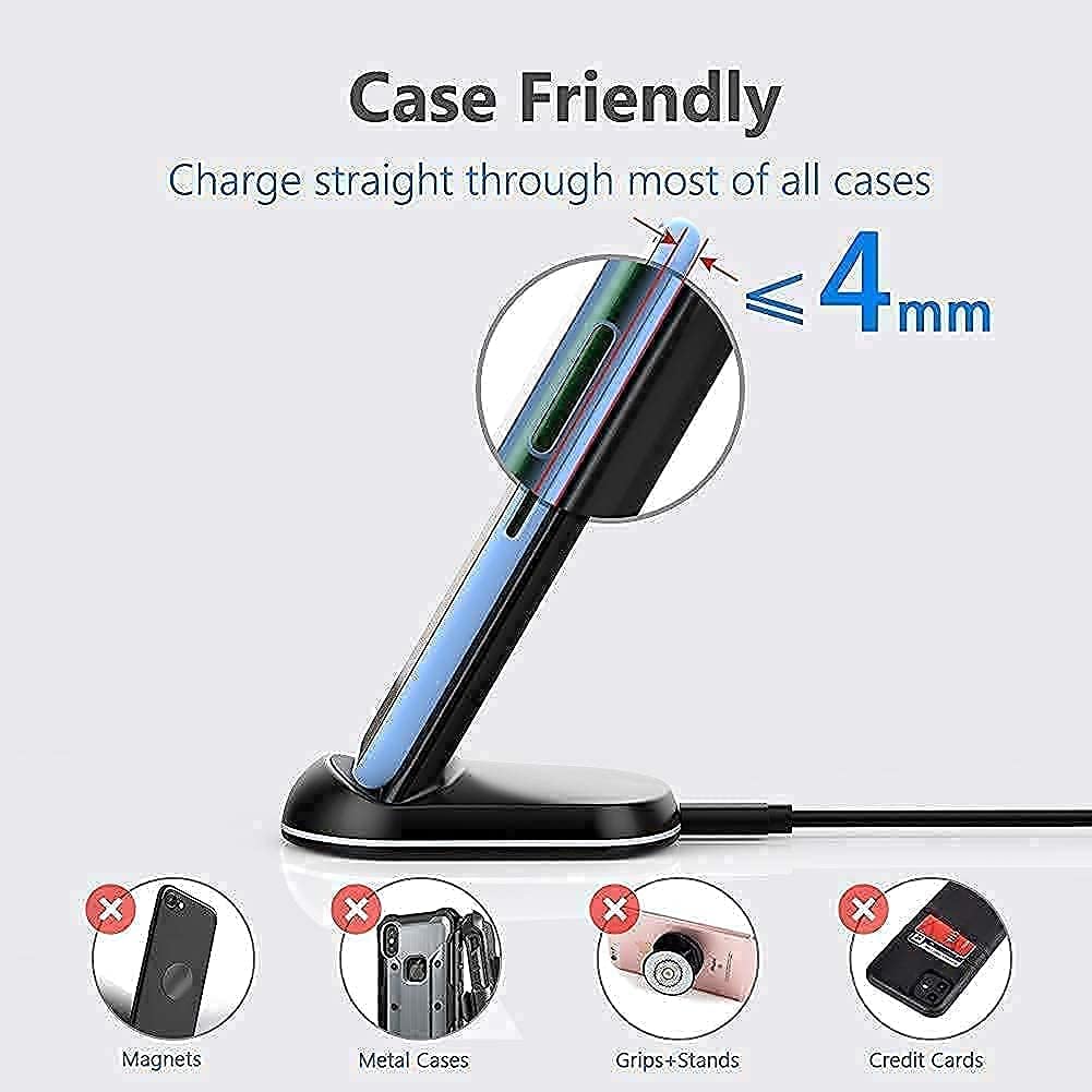 Yootech [3 Pack] Wireless Charger Bundle with Pad & Stand