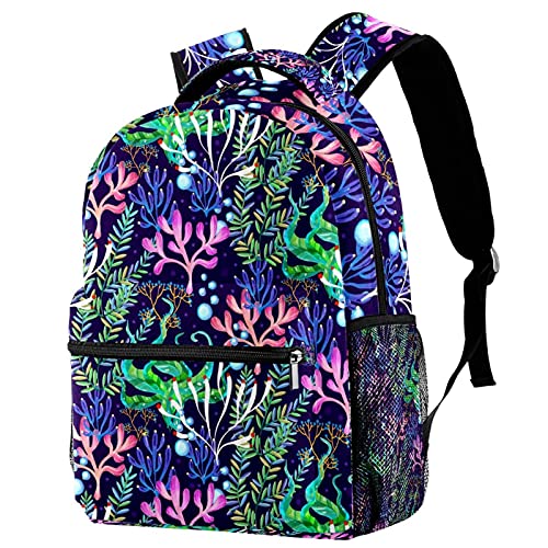 Sac à dos d'école pour homme et femme décontracté motif floral