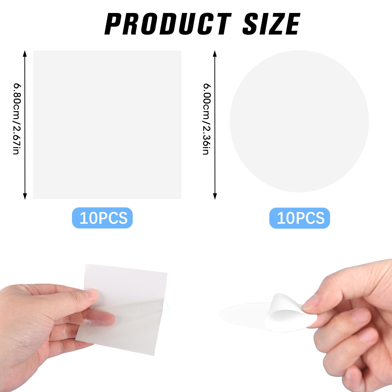 Toppe Riparazione Impermeabili 20 Pezzi - Autoadesive, Per Gonfiabili, Tende, Piumini E Borse - Foto 5