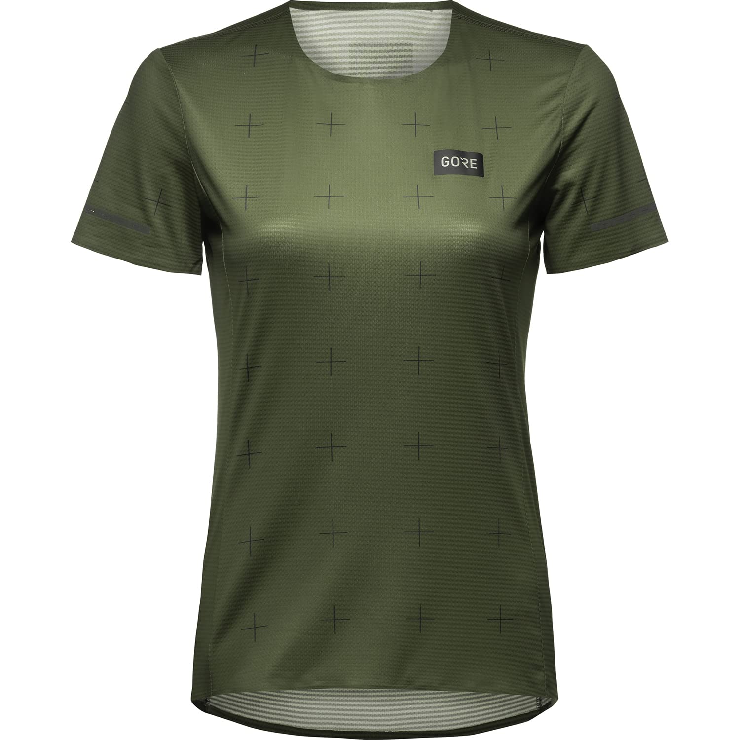 GOREWEAR Women's Contest Daily Tee Women T Shirt, Utility Green, 42 UK