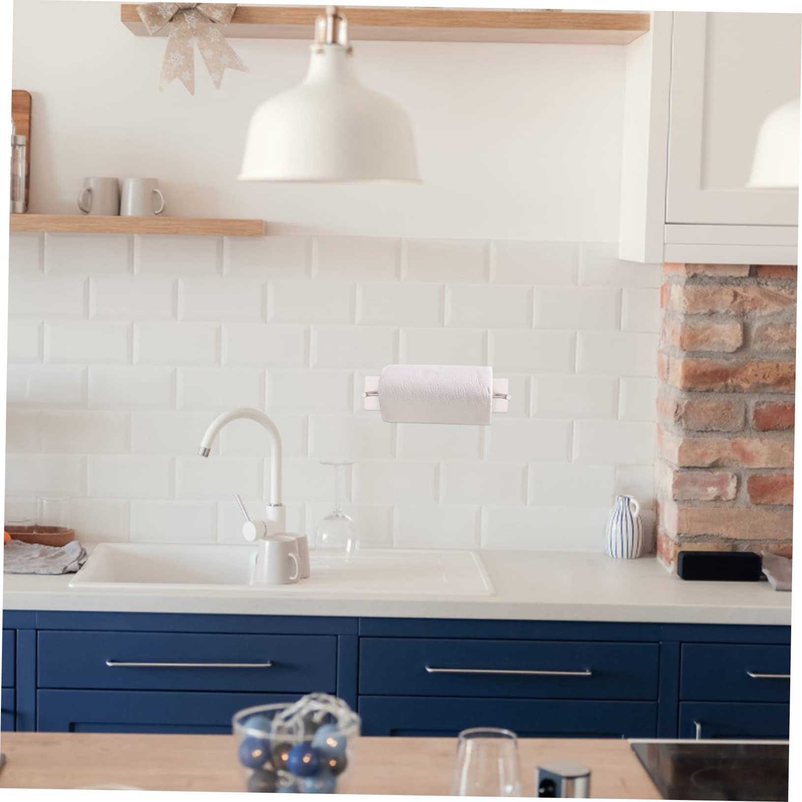 Cabilock 2 Pares Magnéticos Inoxidable Colgadores Sin Perforación Perfectos Refrigerador Oficina y Hogar Capacidad de Carga Organizador de Espacio