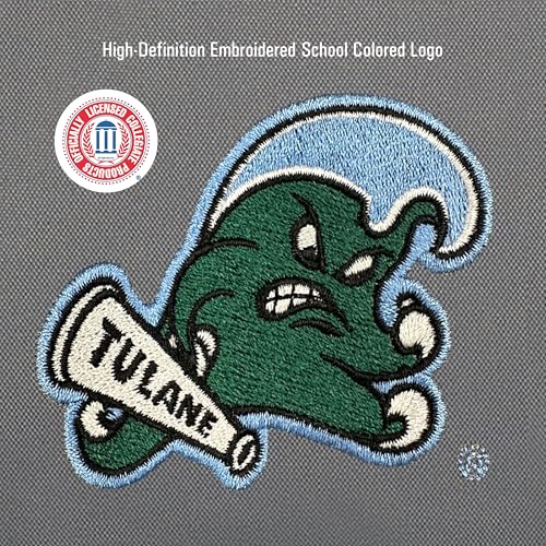 Image of JanSport NCAA Officially Licensed Backpack, Tulane Green Wave, Superbreak Plus with Padded 15'' Laptop Sleeve, Spacious Computer Bag for Men & Women, Durable Daypack with Bottle Pocket, Graphite Grey