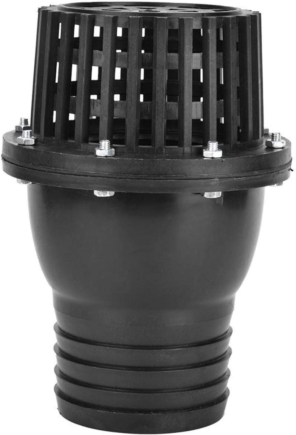 Clapet Anti-retour Pompe à Eau Clapet De Pied PVC Basse Pression Clapet Anti Retour Plat Pour Pompe Fluide Machine Noir 1 5