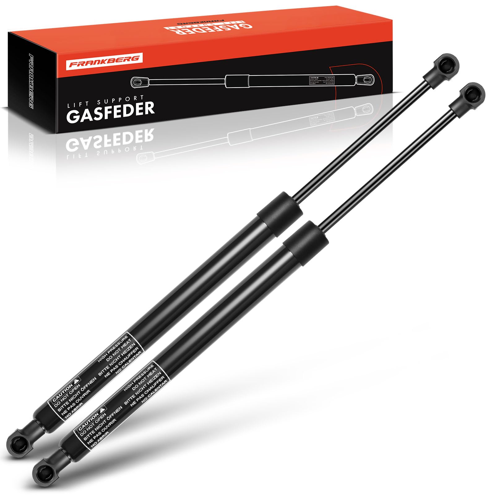 Frankberg 2x Ammortizzatore a molla a gas per portellone posteriore | Compatibile con: Serie 3 Cabrio E46