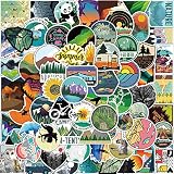 100pcs Outdoor Vsco Aufkleber Camping Stickers Wasserdicht für Wasserflaschen Laptop Skateboard Auto Motorrad Fahrrad PS4 Koffer Snowboard iPhone