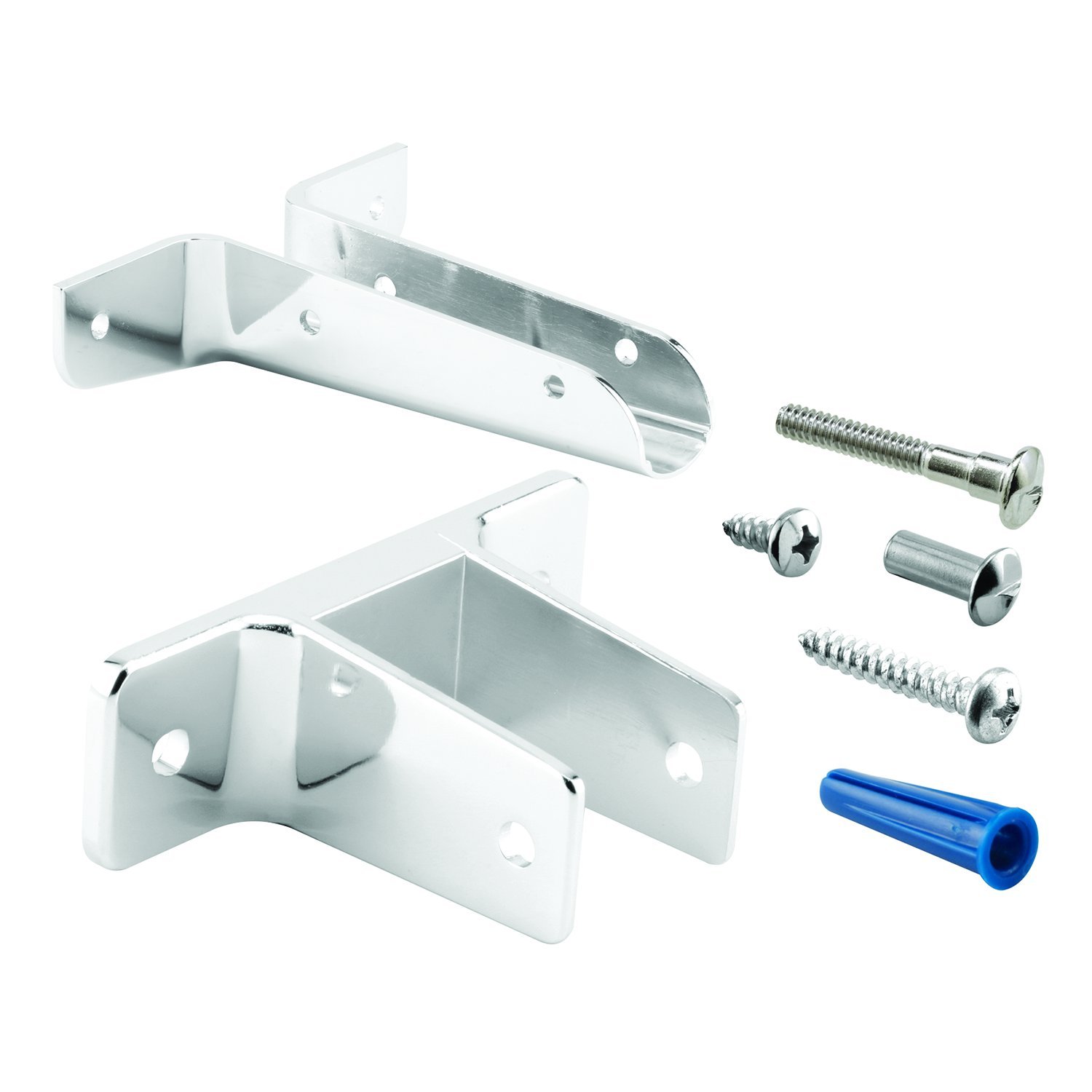 Sentry Supply656-6947 Wing Urinal Bracket, 1-1/4 In. x 6 In., Zamak, Chrome Plated Finish (Single Pack)