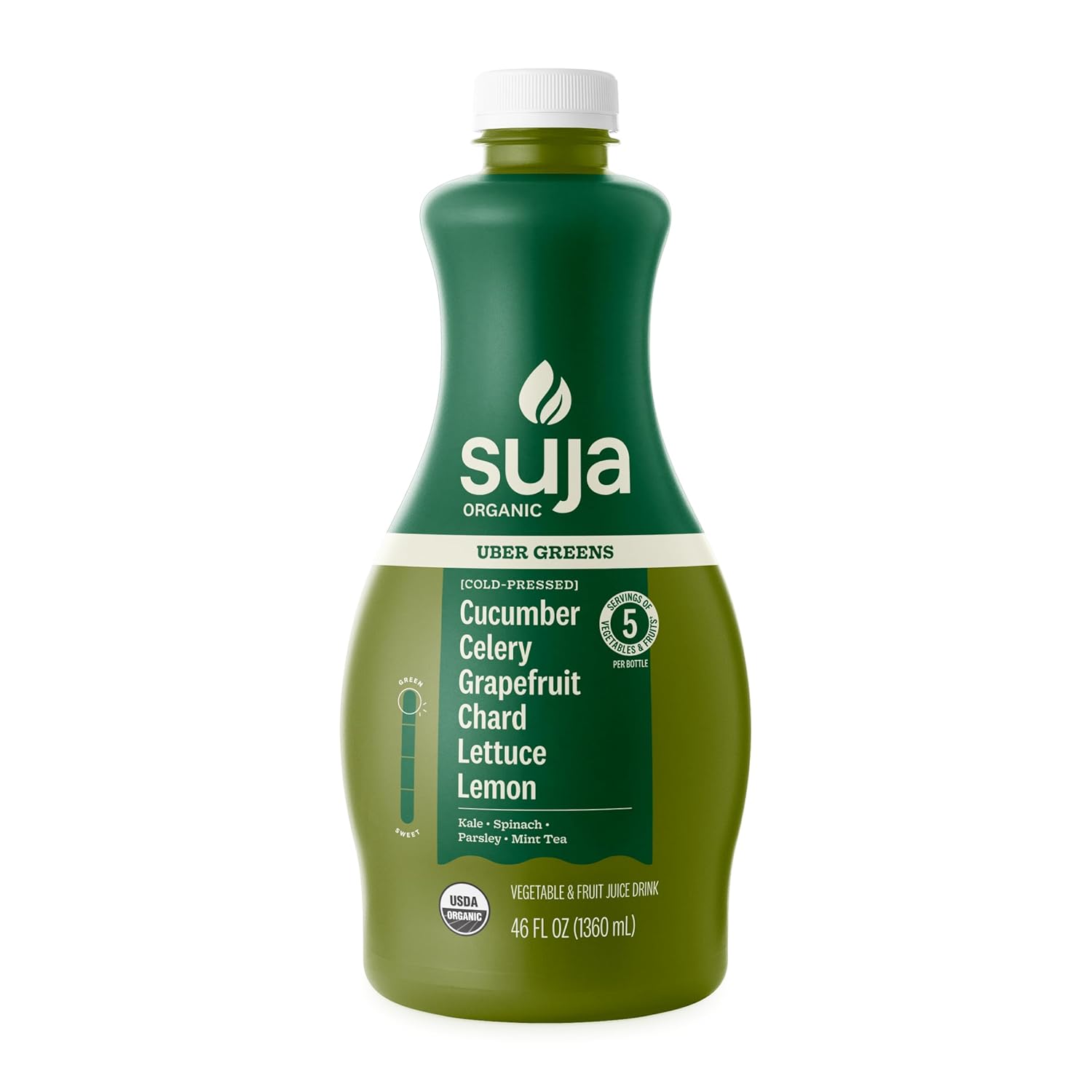 Amazon.com: Suja Organic Cold-Pressed Uber Greens, Green Juice full of ...