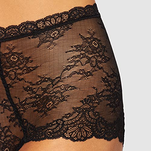 Aubade Women's Danse Des Sens Highwaist Brief, Black (Noir), Extra Small #TOP2