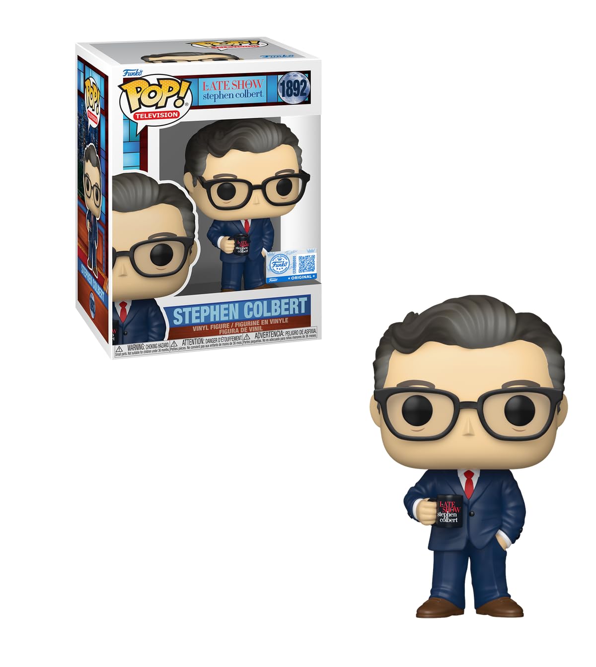 Funko Television Stephen Colbert 1892 Exclusive Pop Vinyl Figure