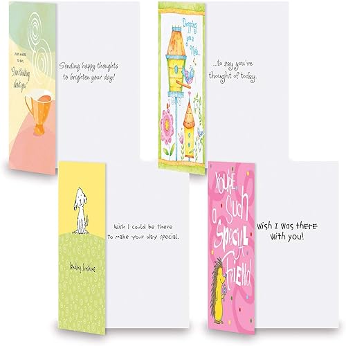 Miniatura 9 de Paquete de 20 tarjetas de felicitaciones de papel de estraza con 5 diseños de 5pulgadas x 7pulgadas con sobres incluidos