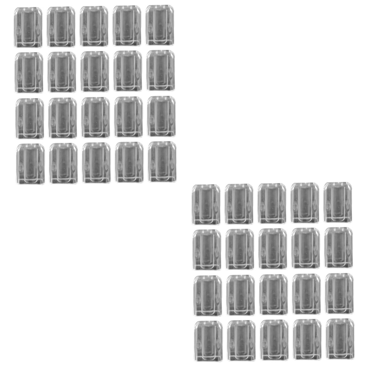 OATIPHO 2sets 20pcs Travel Brush Cover Electric Toothbrush Protective Lid Easy to Clean for Daily Use and Travel Durable Material for Lasting for Outdoor Activities 20pcs*2