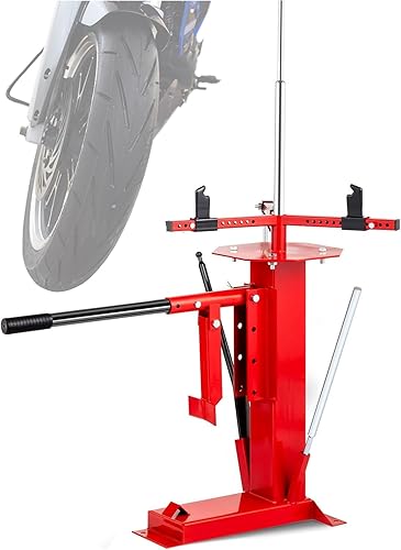 Cambiador de neumáticos manual múltiple, herramienta de mano portátil para neumáticos de 4 a 16-12 pulgadas, rojo