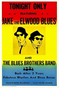PosterOffice The Blues Brothers Movie Poster 24"x36" 33.02 x 48.26 cm This is a Certified Print with Holographic Sequential Numbering for Authenticity.