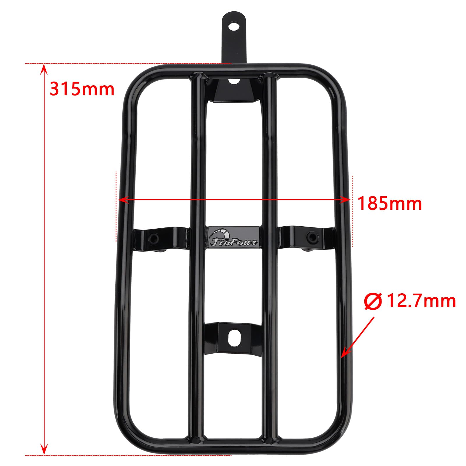 Black Solo Luggage Rack für Indian Sport Scout Sixty Classic Bobber 2025 2026