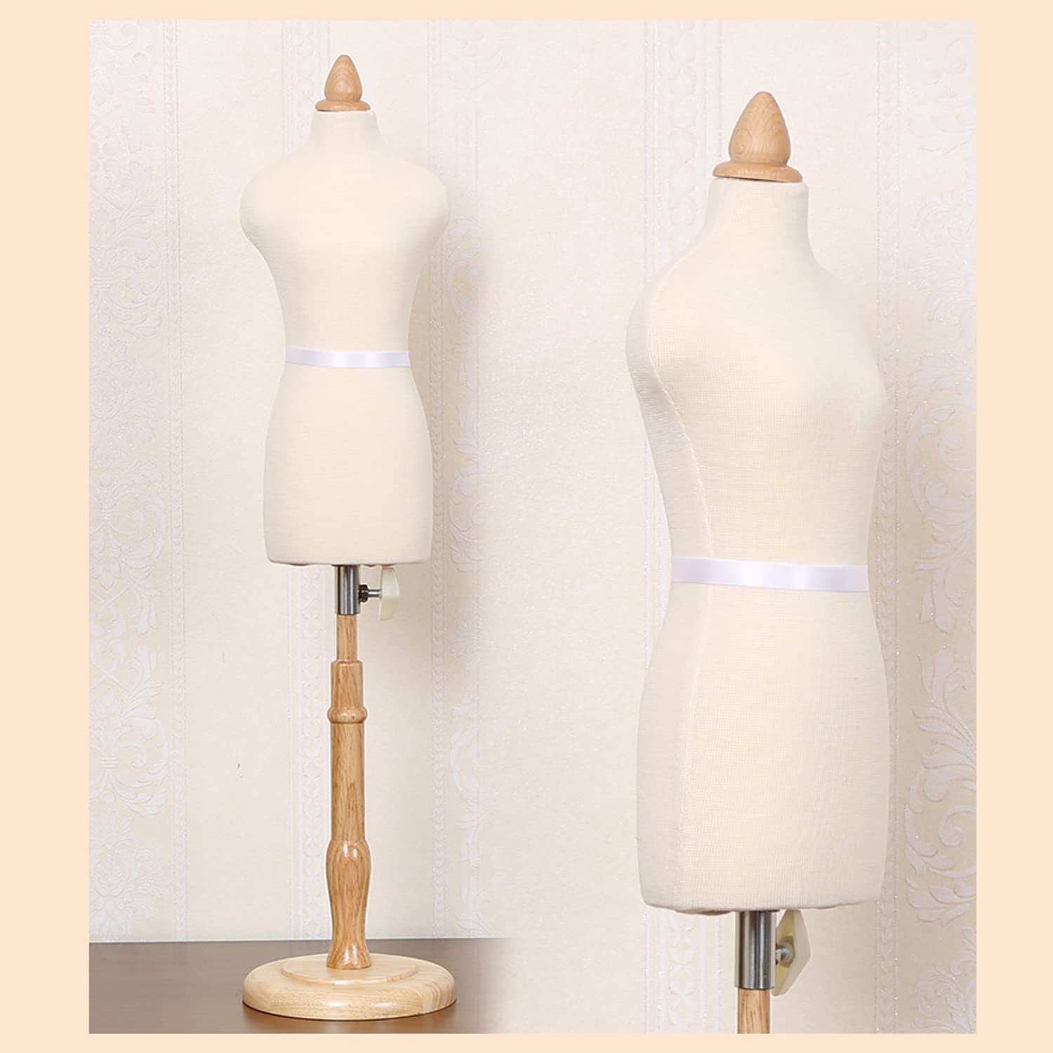 Nähen des Manikins, Kleine Schneiderin-Fälschung, Schneider-Manikin-Präsentation, höhenverstellbarer Ständer für Ständerschleidung 1/2 a