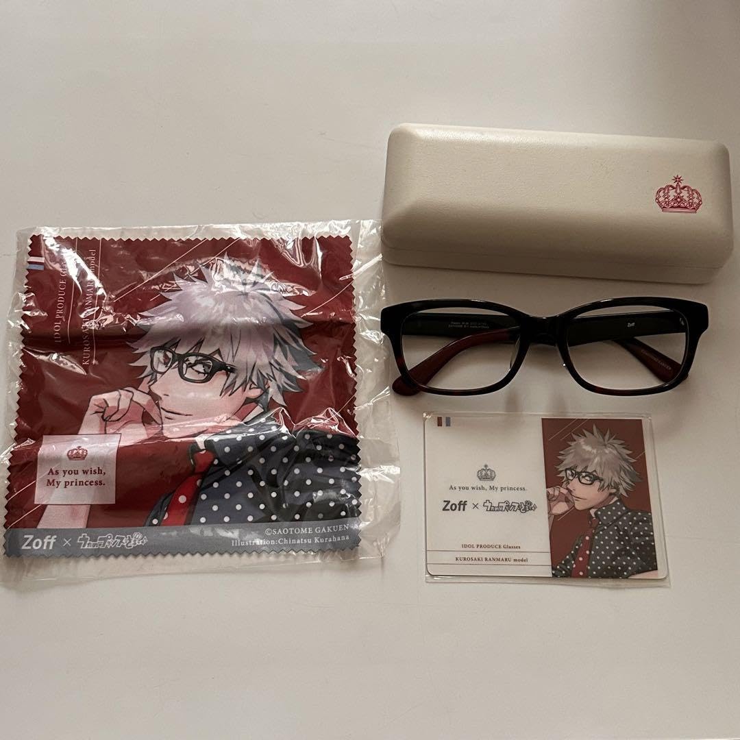 匿名配送/うたプリ×Zoff コラボメガネ 黒崎蘭丸 Amazon.co.jp: うたプリ 黒崎蘭丸 zoff コラボ サングラス メガネ