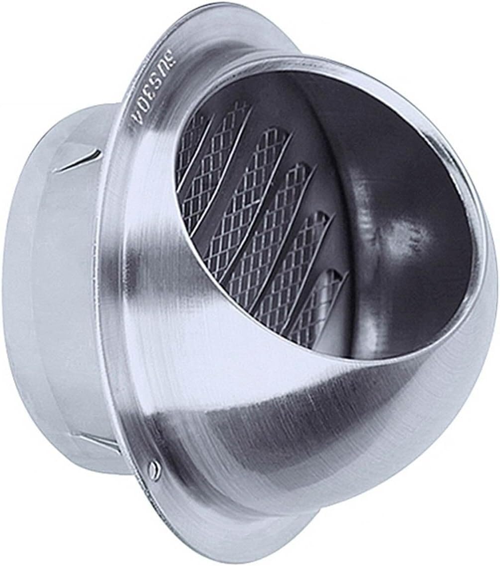 JvFbjLF 304 Stainless Steel Vent Exterior Wall Outlet Through Wall Exhaust Outlet(150mm)