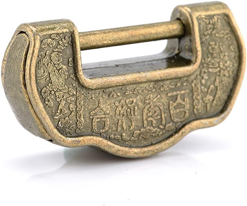 34 * 20mm Chinese Vintage Antique Lock Padlock Jewelry Chest Box Suitcase Drawer