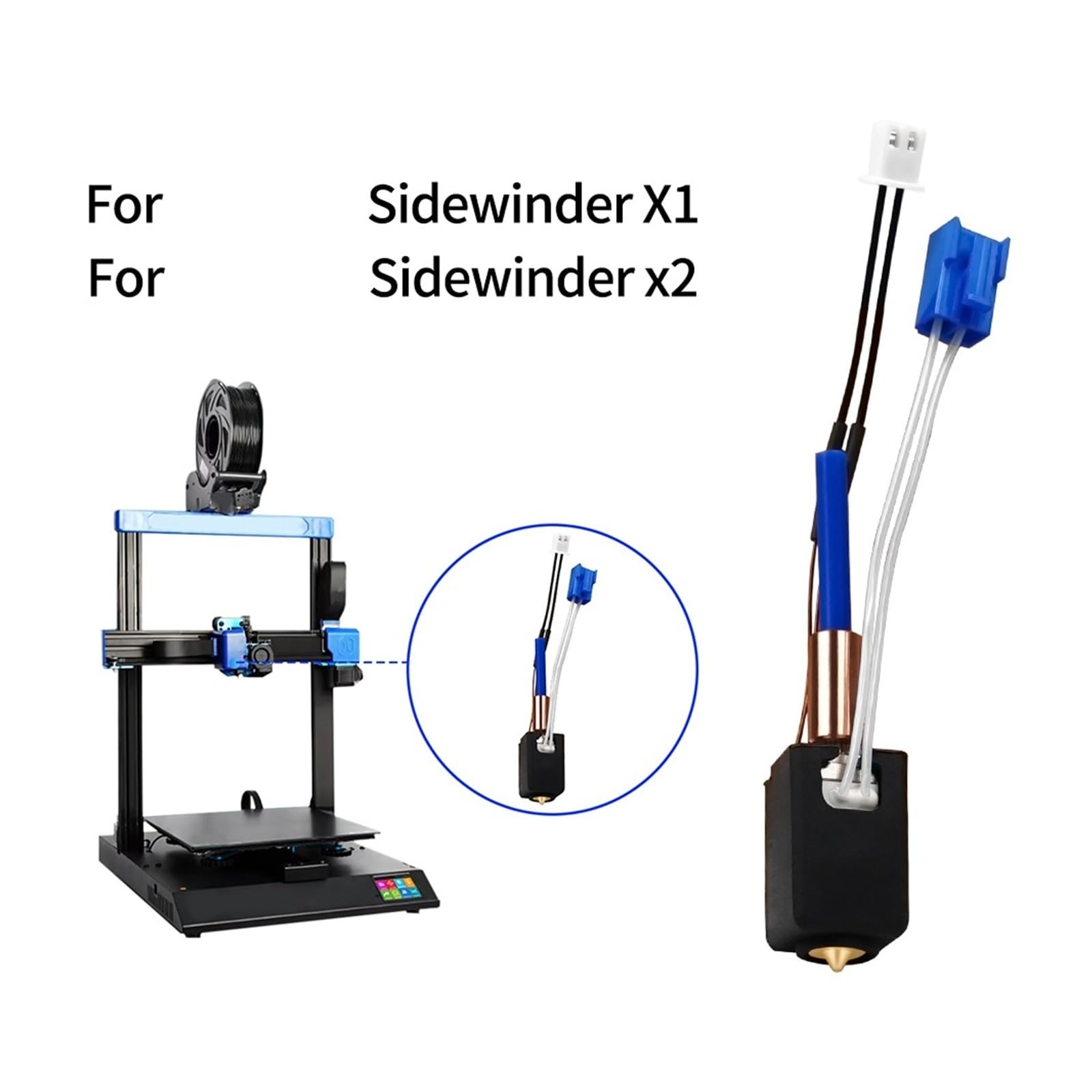 Compatibile con l'artiglieria, kit hotend for Sidewinder X1/X2