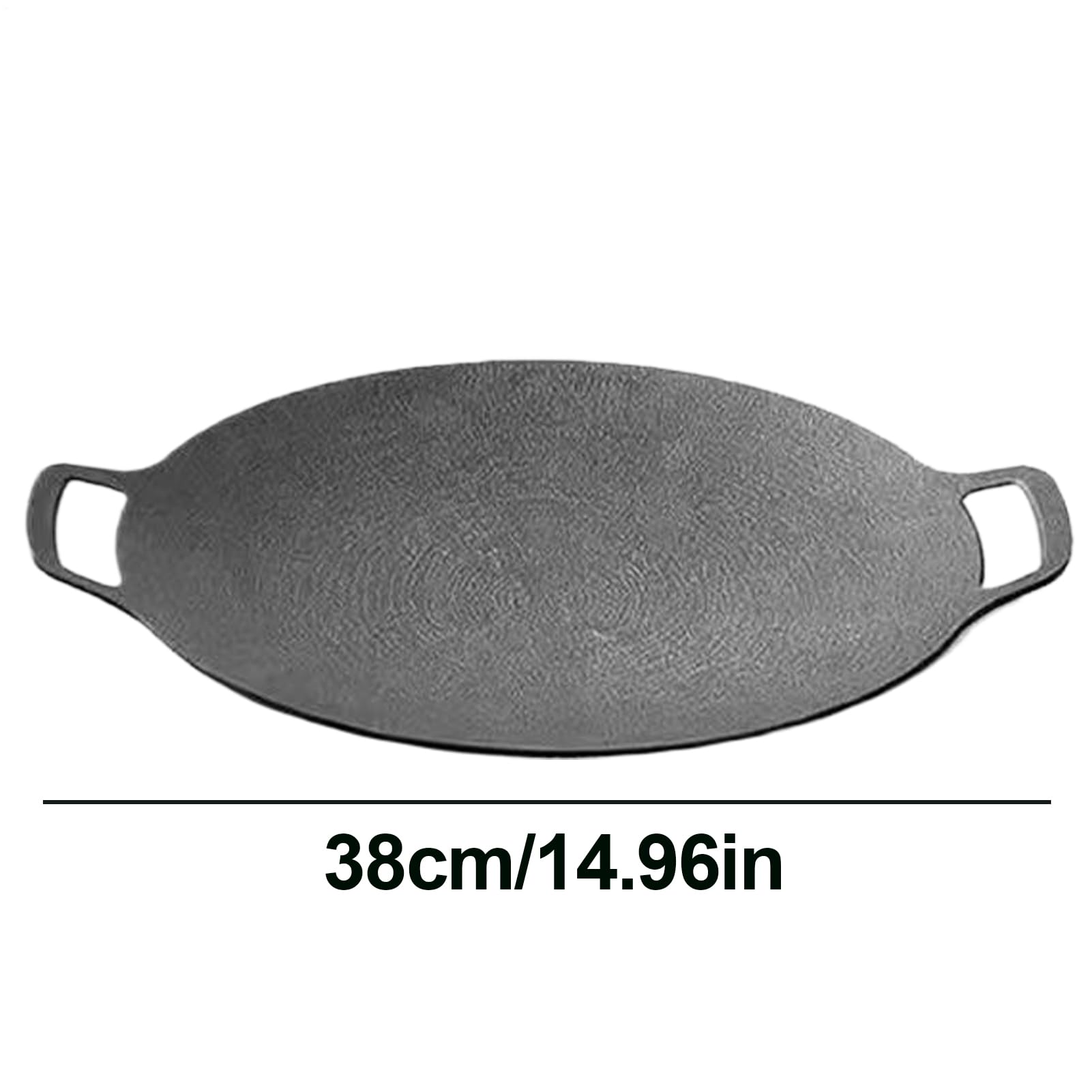 Sartén De Plancha Coreana Antiadherente,Plancha de Hierro Fundido para Cocina con Asas | Utensilios De Cocina Con Cepillo Guantes Y Pinzas,para Bistec Mariscos Verduras Tortitas Carnes Costillas